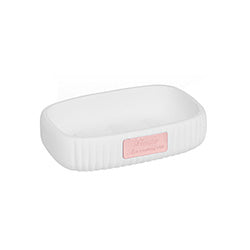 JABONERA POLIRESINA BLANCO 12X8XH3CM