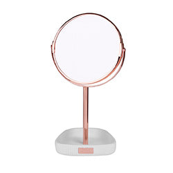 ESPEJO P/ BAÑO SOPORTE POLIRESINA BLANCO D13CM
