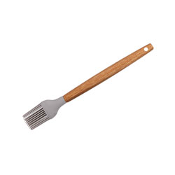 PINCEL SILICONA MANGO ACACIA MARBLE 27CM