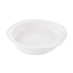 TARTERA RED SILICONA C/AGARRE BLANCO D28.5X4.5CM