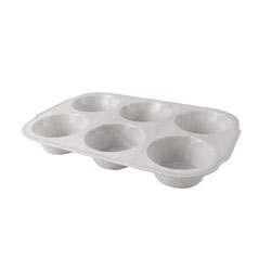 MOLDE MUFFIN X6 SILICONA MARBLE 27.5X18.5X3.5CM