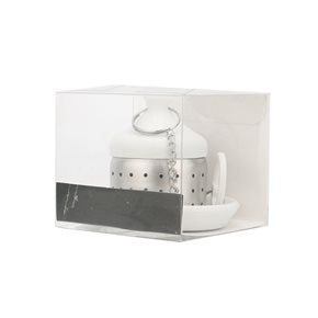INFUSOR C/SOPORTE A.INOX/SILICONA  BLANCO