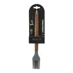 PINCEL SILICONA 27CM MANGO ACACIA GRIS