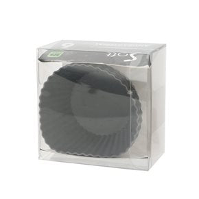 SET X6 PIROTINES SILICONA D7.5X3.3CM GRIS