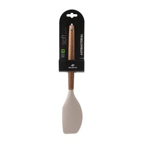 ESPATULA SILICONA 31CM MANGO ACACIA BEIGE