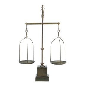BALANZA DECORATIVA 51x25x124CM