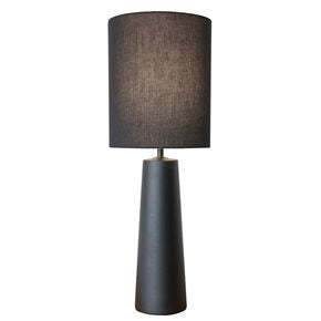 LAMPARA DE MESA CERAMICA D24x69CM NEGRO