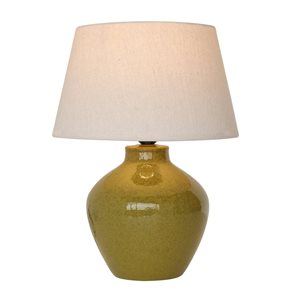 LAMPARA DE MESA CERAMICA D30x39CM VERDE