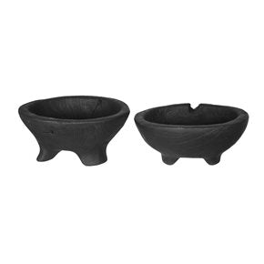 SET 2 BOWLS 15x15x6CM MADERA