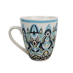 MUG 355ML DISEÑO HINDU AZUL
