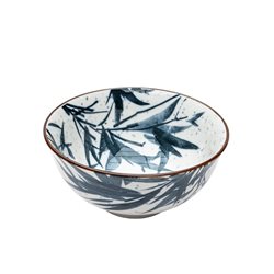 BOWL D12x6CM HOJAS AZUL