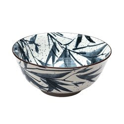 ENSALADERA D20x9CM HOJAS AZUL