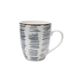 MUG 355ML RAYADO AZUL