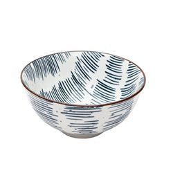 BOWL D12x6CM RAYADO AZUL