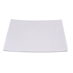 PLATO LLANO CERAMICA BLANCO. 26x19x3CM
