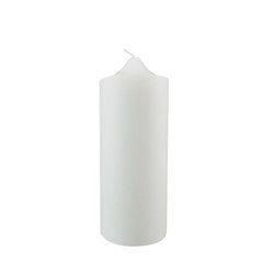 VELA PILAR D7.5/H20CM BLANCA