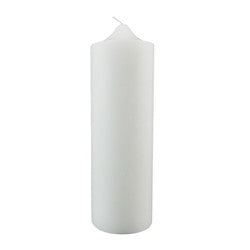VELA PILAR D7.5/H25CM BLANCA VAINILLA