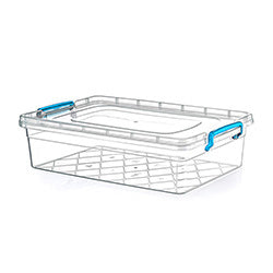 RECIPIENTE RECTANGULAR PLASTICO 6L 24X36X9CM