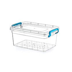 RECIPIENTE RECTANGULAR PLASTICO 3.5L 17X26X11CM