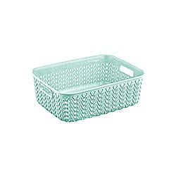 CESTO PLASTICO SURTIDO. 27X20X9.5CM