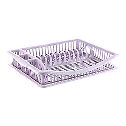 ESCURRIDOR DE PLATOS PLASTICO SURTIDO.  28X50X29CM