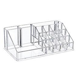 ORGANIZADOR COSMETICOS ACRILICO 22.5X12.5X8CM