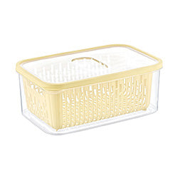 RECIPIENTE CON COLADOR 3.5LTS 26x17x10.5CM SURTIDO