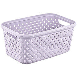 CESTO PLASTICO DIS.RATTAN 35L 33x29x28CM SURTIDO