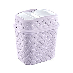 PAPELERA PLASTICO DIS.RATTAN 9L 30x17x23CM SURTIDO