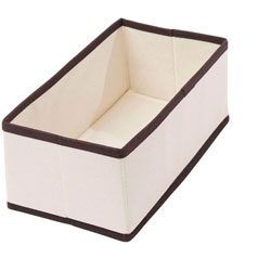 ORGANIZADOR TELA 31x18x10CM BEIGE