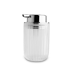 DISPENSADOR JABON POLAR PLAST 9x8x13CM TRANSPARENT