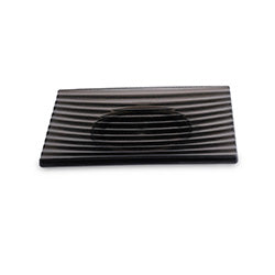 JABONERA POLAR PLASTICO 10x13x1CM GRIS