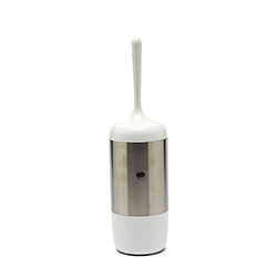 ESCOBILLA INODORO LIMA ACERO INOX  9x9x39CM BLANCO