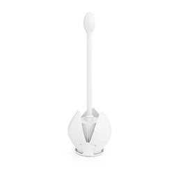 ESCOBILLA INODORO LOTUS  PLASTICO 14x14x48CM BLANC