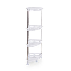 ESTANTERIA ESQUINERO 4 ESTANTE ALU/PLAS 32x25x82CM