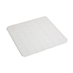 ALFOMBRA DE DUCHA PLASTICO 55x55CM BLANCO