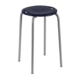BANCO ACERO/PLASTIC ANTIDESLIZANTE 32x32x45CM AZUL