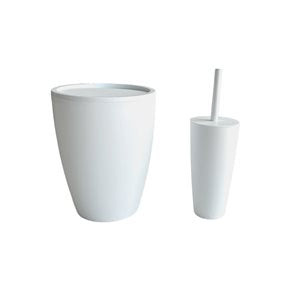 SET DE BAÑO PURE 2 PIEZAS PP BLANCO