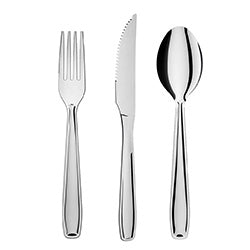 JUEGO DE CUBIERTOS 36PZAS ACERO INOXIDABLE MILANO BRINOX