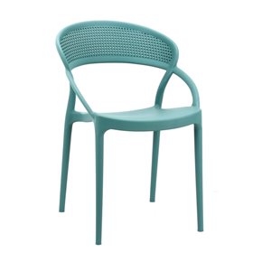 SILLA KANSAS POLIPROP 58X53X83CM VERDE AGUA