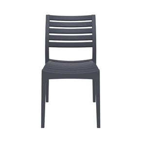 SILLA DALLAS POLIPROPILENO 58x46x84CM GRIS
