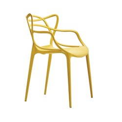 SILLA DETROIT POLIPROPILENO 54x60x82CM AMARILLO