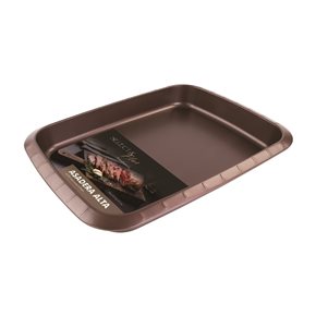 MOLDE RECTANGULAR ACERO ESP 0.5MM CHOCOLATE. 39X27.5X4.7CM