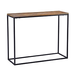 CONSOLA MADERA/METAL 100X35X82CM