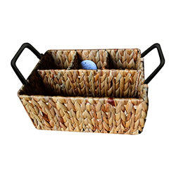 CUBIERTERA 4 DIV C/ASAS 30X22X14CM JACINTO DE AGUA
