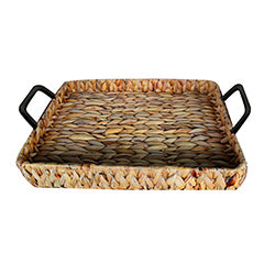 BANDEJA RECT. C/ASAS 48X38X7CM JACINTO DE AGUA