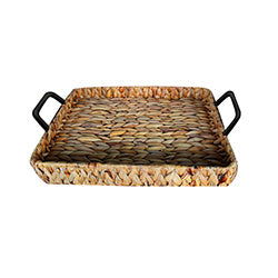 BANDEJA RECT. C/ASAS 40X30X5CM JACINTO DE AGUA