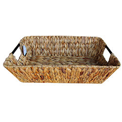 BANDEJA ALTA RECTANGULAR 61X42X16CM JACINTO DE AGUA