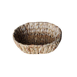 PANERA OVAL 26X21X7CM JACINTO DE AGUA