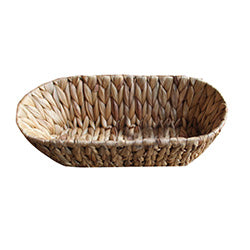 PANERA OVAL JACINTO DE AGUA. 41X22X10CM